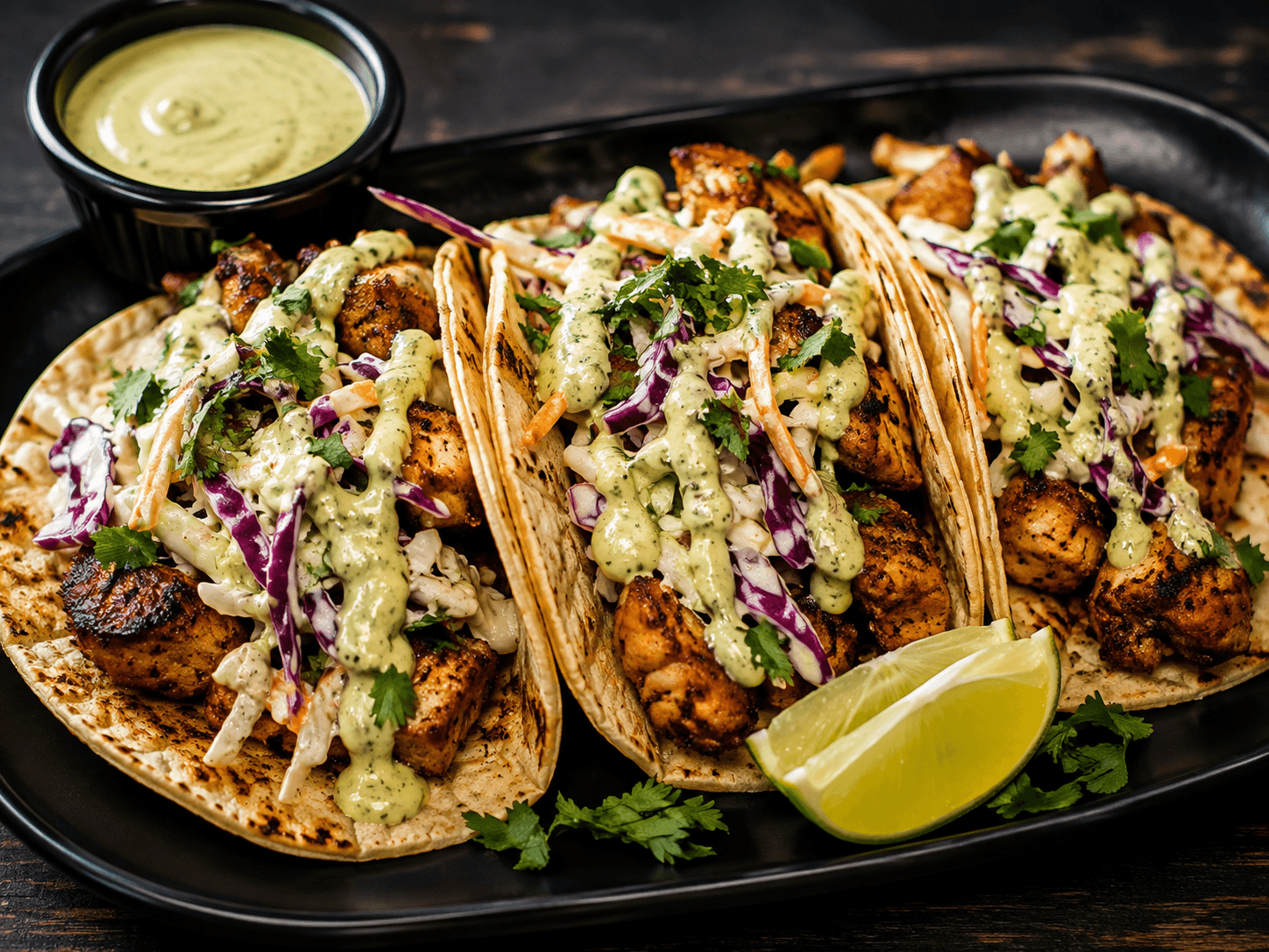 Island Jerk tacos