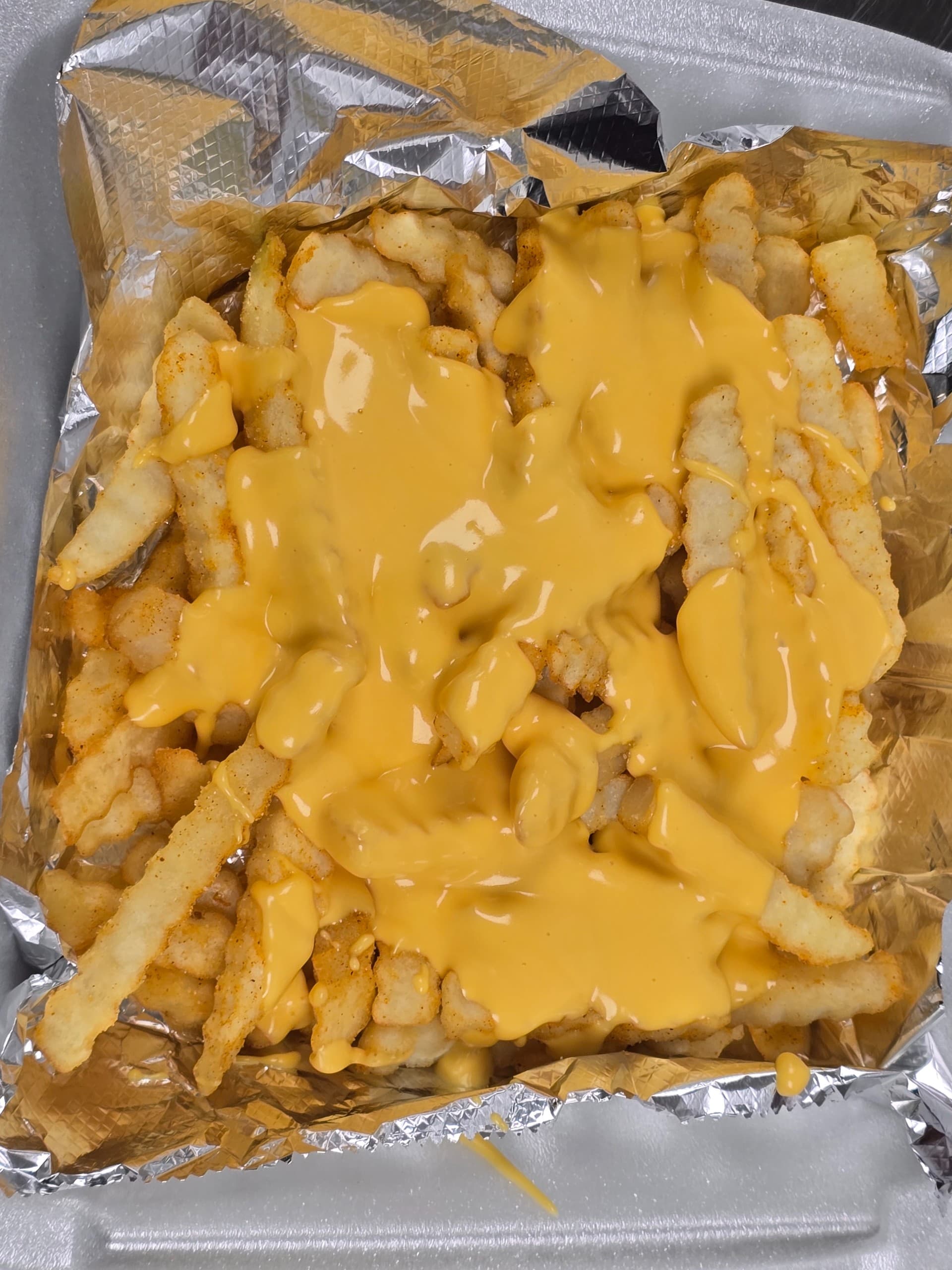 Cajun cheese fries