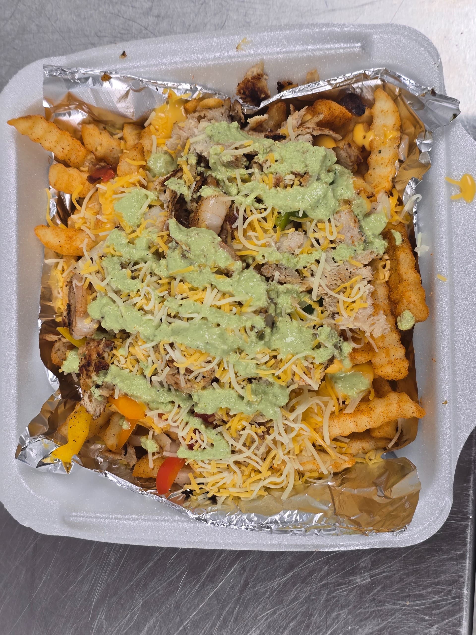 Loaded Cajun fries